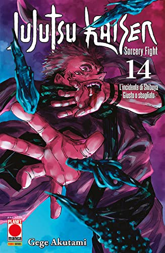 Cover of Jujutsu Kaisen. Sorcery Fight, Vol. 14: L'incidente di Shibuya - Giusto o sbagliato