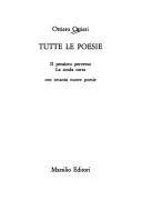 Cover of Tutte le poesie