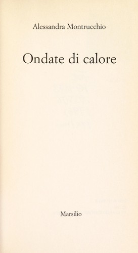 Cover of Ondate di calore