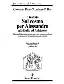 Cover of Il trattato sul cosmo per Alessandro attribuito ad Aristotele