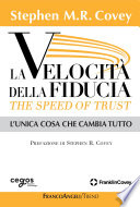 Cover of La Velocità della Fiducia The Speed of Trust