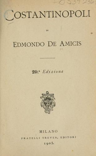 Cover of Costantinopoli