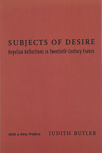 Cover of Subjects of Desire: Hegelian Reflections in Twentieth-Century France