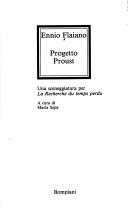 Cover of Progetto Proust