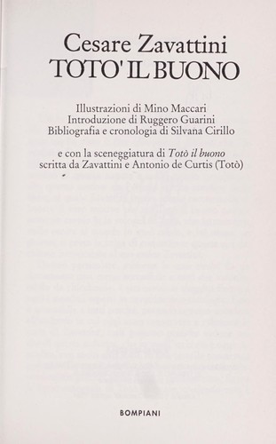 Cover of Totò il Buono