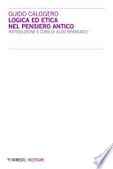 Cover of Logica ed etica nel pensiero antico