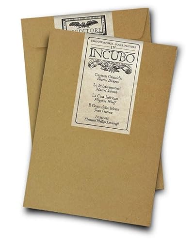 Cover of L'imbustastorie. Fogli d'Autore IV: Incubo