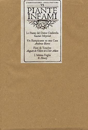 Cover of L'imbustastorie. Fogli d'Autore VI: Piante infami