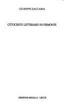 Cover of Ottocento letterario in Piemonte