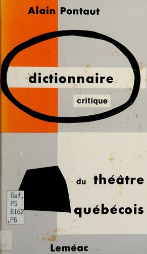 Cover of Projet et fragmens d'un dictionaire critique