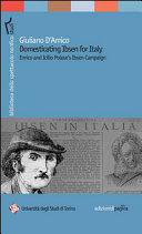 Cover of Domesticating Ibsen for Italy. Enrico and Icilio Polese's Ibsen Campaign
