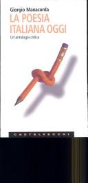 Cover of La poesia italiana oggi