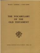 Cover of The vocabulary of the Old Testament