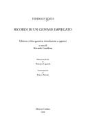 Cover of Ricordi di un impiegato