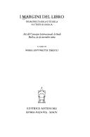 Cover of I margini del libro cura di Maria Antonietta Terzoli