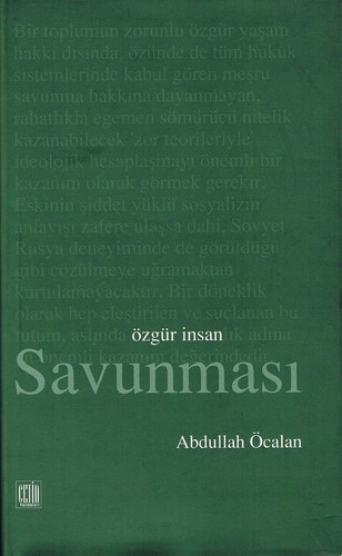 Cover of Özgür insan savunması