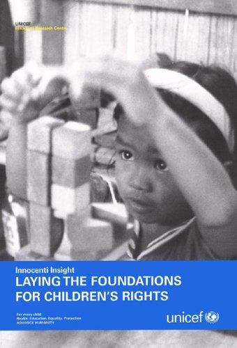 Cover of Laying the foundation for children's rights