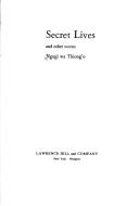 Cover of Secret lives, and other stories