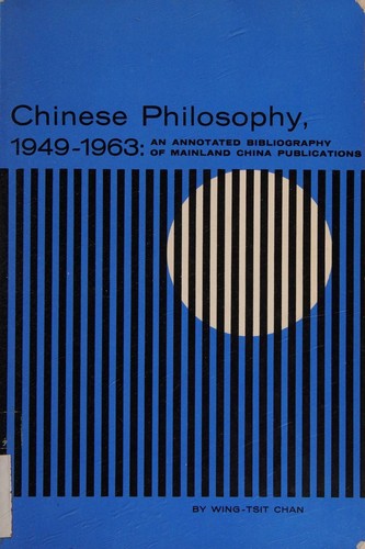 Cover of Chinese philosophy, 1949-1963