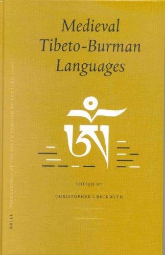 Cover of Medieval Tibeto-Burman Languages. PIATS 2000