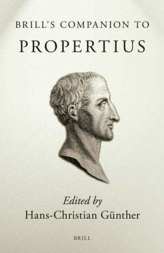 Cover of Brill's Companion to Propertius (Brill's Companions in Classical Studies)