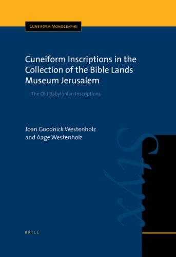 Cover of Cuneiform inscriptions in the collection of the Bible Lands Museum Jerusalem