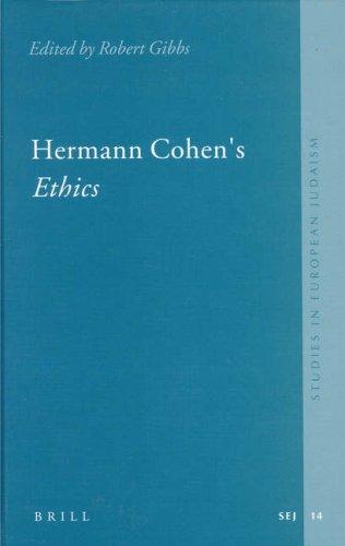 Cover of Hermann Cohen's Ethics