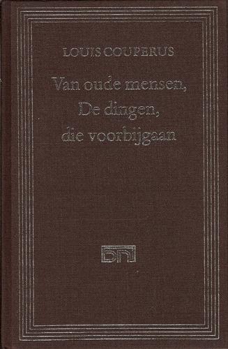 Cover of Van oude mensen de dingen die voorbijgaan