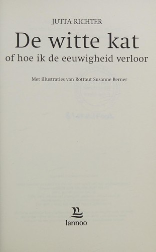 Cover of De witte kat