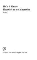 Cover of Huurders en onderhuurders