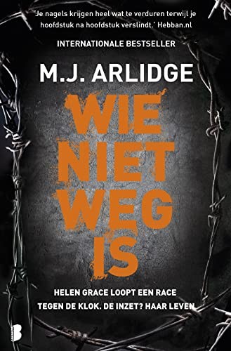 Cover of Wie niet weg is