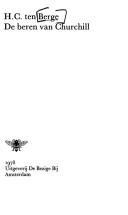 Cover of De beren van Churchill
