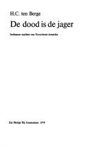 Cover of De dood is de jager