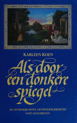 Cover of Als door een donkere spiegel