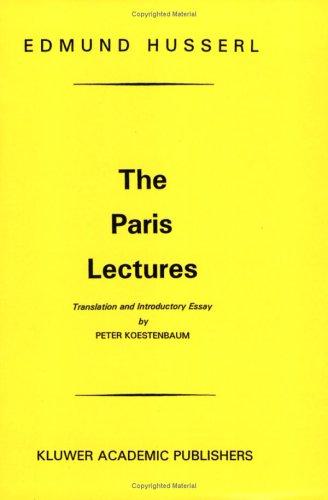 Cover of The Paris lectures