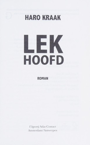 Cover of Lekhoofd
