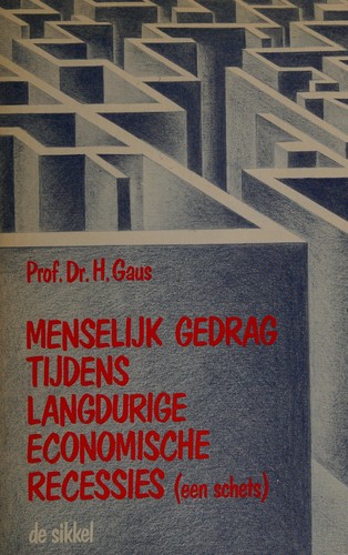 Cover of Menselijk gedrag tijdens langdurige economische recessies