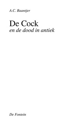 Cover of De Cock en de dood in antiek