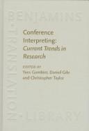 Cover of Conference Interpreting : Current Trends in Research