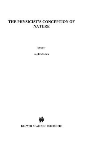 Cover of The Physicist's Conception of Nature