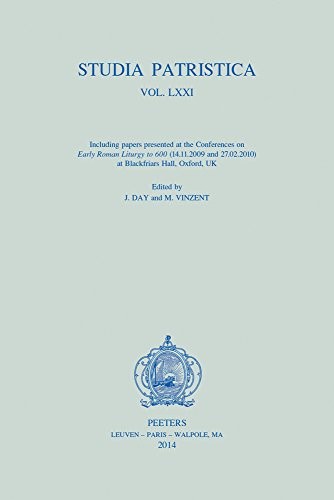 Cover of Studia patristica