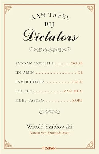 Cover of Aan tafel bij dictators