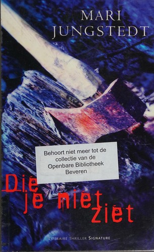 Cover of Die je niet ziet