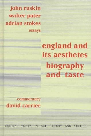 Cover of England and Its Aesthetes