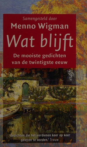 Cover of Wat blijft