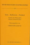 Cover of Sein - Reflexion - Freiheit