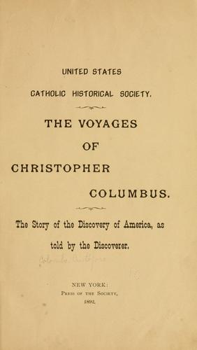 Cover of The voyages of Christopher Columbus