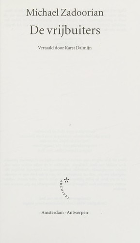 Cover of De vrijbuiters