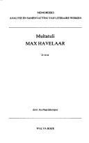 Cover of Multatuli, Max Havelaar