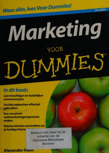 Cover of Marketing voor dummies